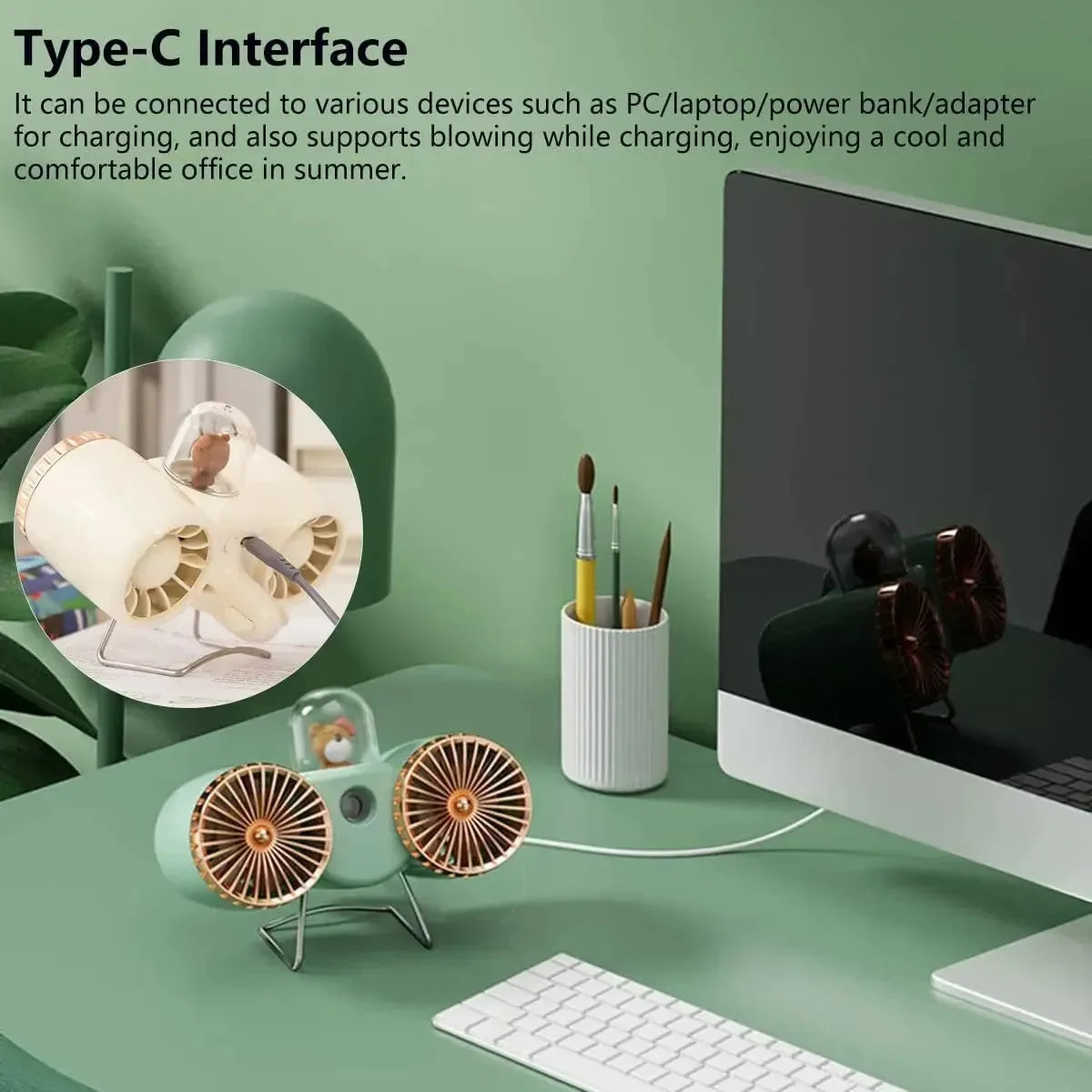 Aero Cool Double Engine Misting Fan