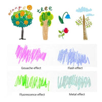 Glimmer & Flow Metallic Glitter Pens (Set of 48)