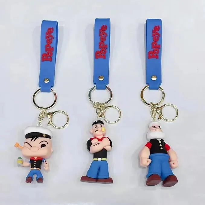 Popeye Spinach Strong 3D Keychain