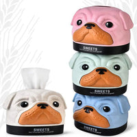 Adorable Dog Face Tissue Box