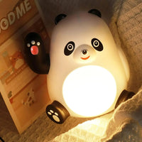 Hand Waving Panda Night Lamp