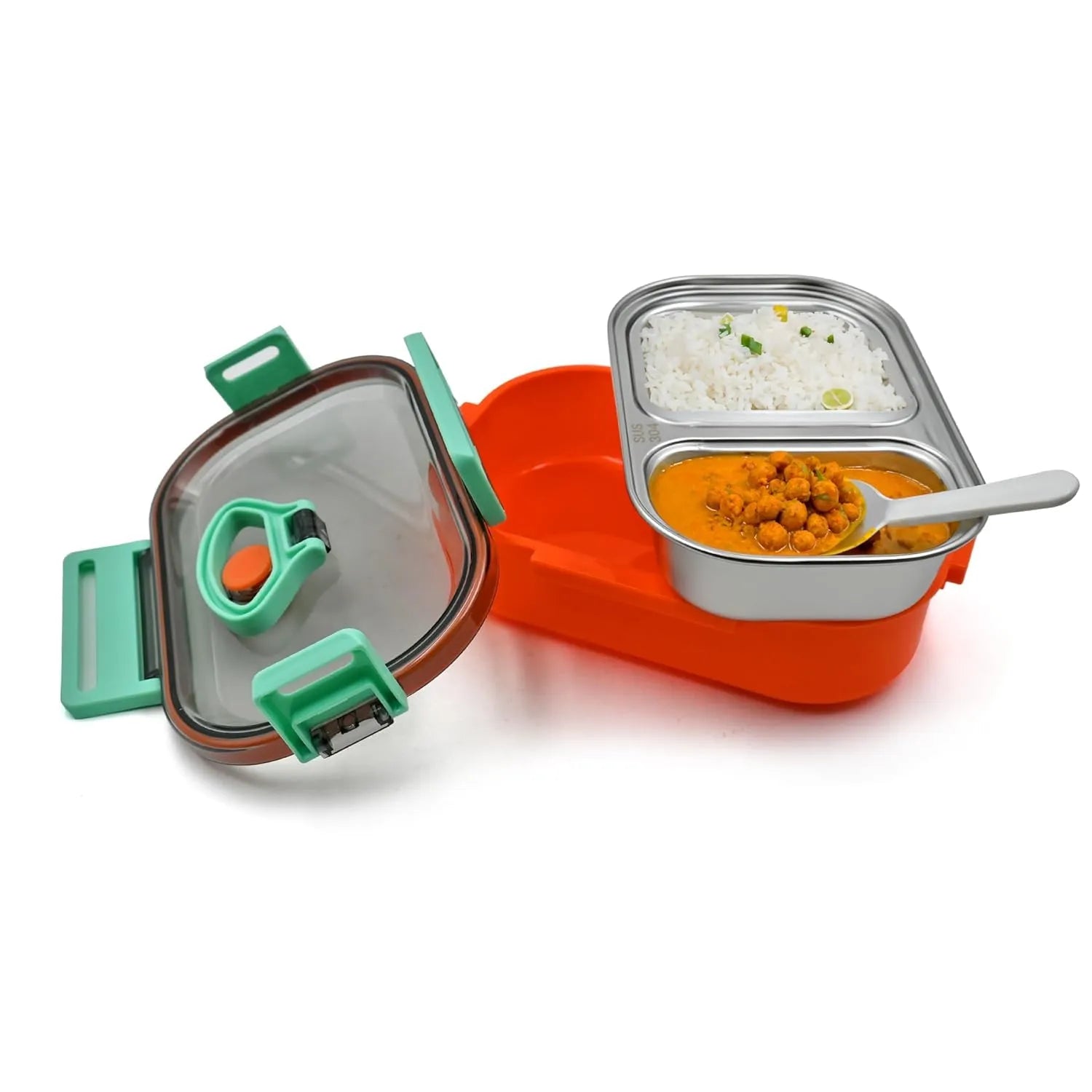 Duo Delight Stainless Steel Lunch Box (520 ml)