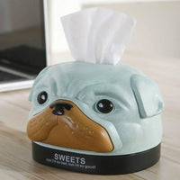 Adorable Dog Face Tissue Box