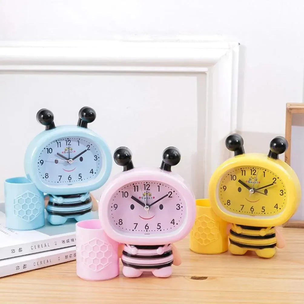 Bee-Spoke Alarm Clock Pen Holder