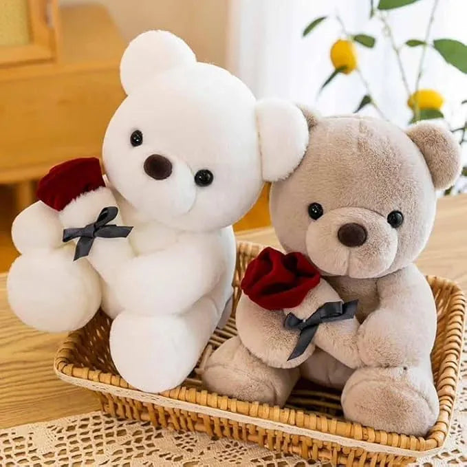 Valentine Rose Teddy Bear (30 cm)