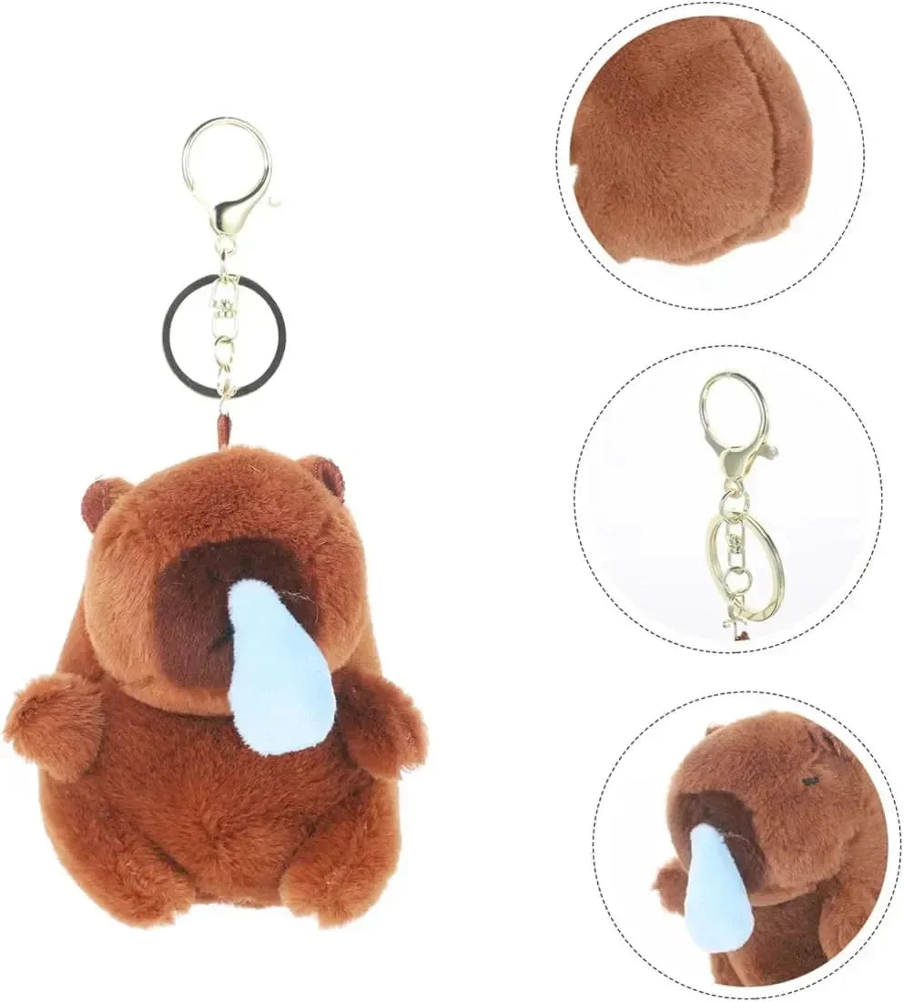 Snotty Snuggler Capybara Keychain