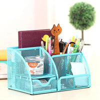 Metal Mesh Multipurpose Desk Organiser