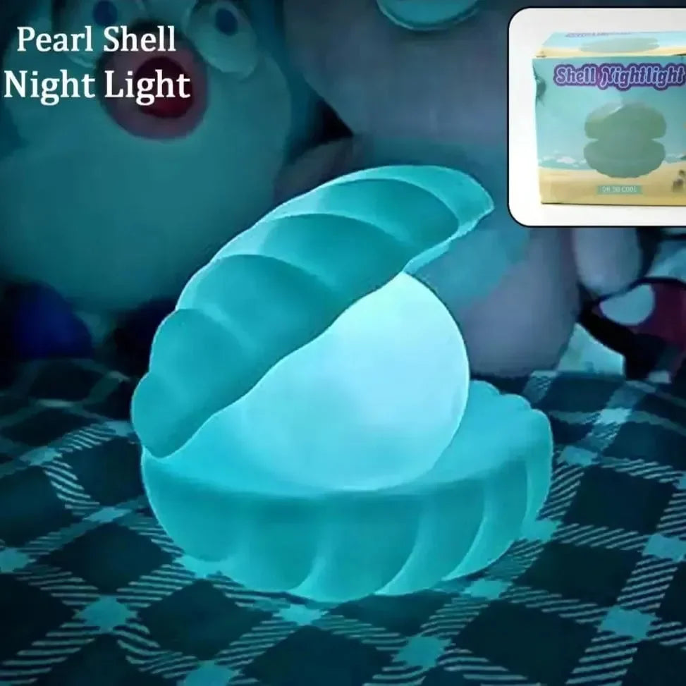 Mermaid's Glow Pearl Shell Night Light