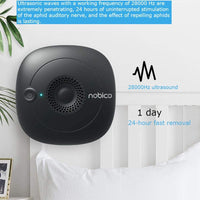 Nobico Ultrasonic Pest EU Plug Repeller, Powerful Plug-In Rodent Electromagnetic Repellent Pest Deterrent Dust Mite Controller With Night Light For Insects Rodents Mice Rats Flies Ants(Black) - Bear Hugs