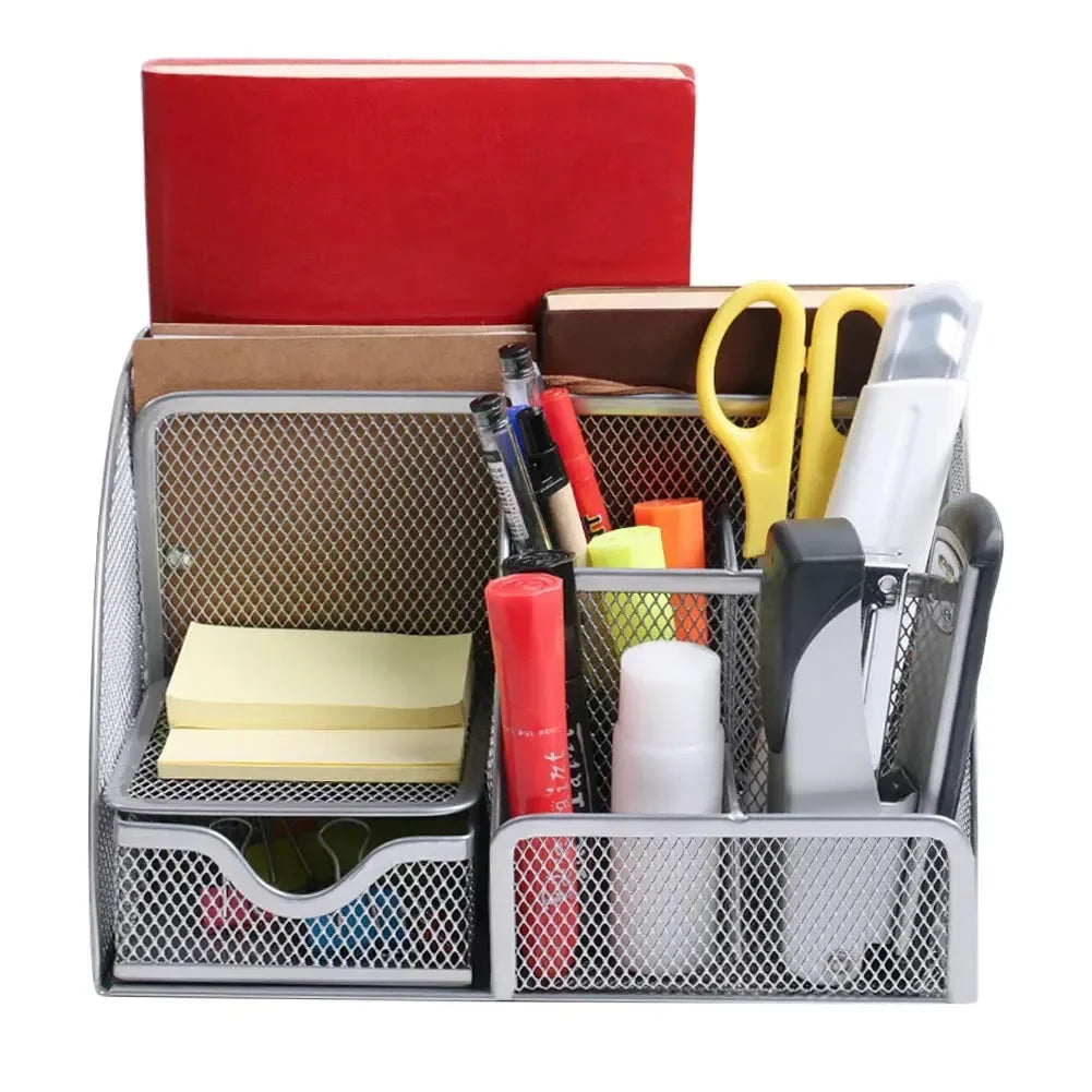 Metal Mesh Multipurpose Desk Organiser