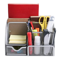 Metal Mesh Multipurpose Desk Organiser