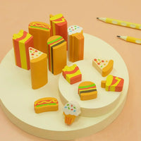 Delightful Fast Food Eraser (6 Pcs)