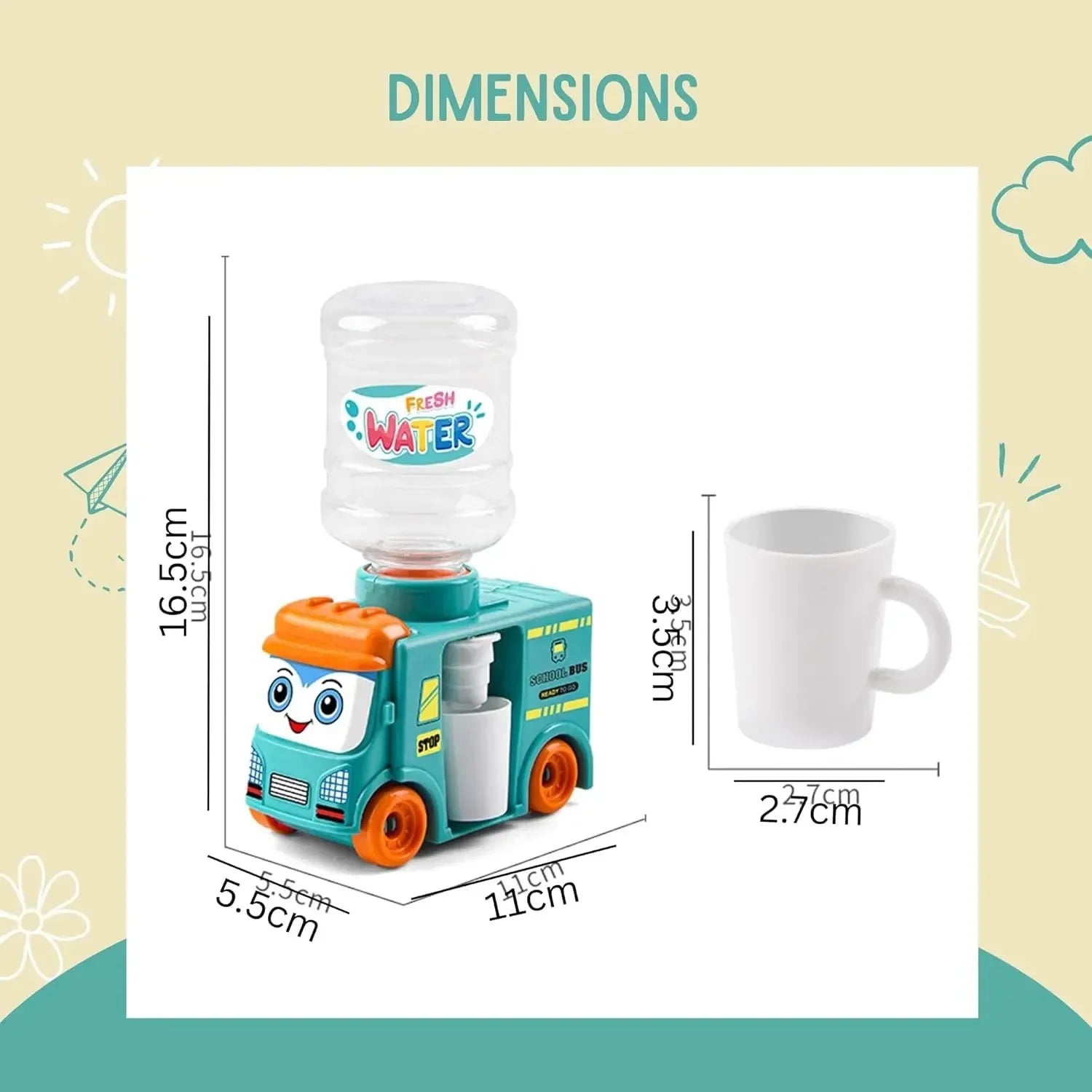 The Mini Bus Water Dispenser