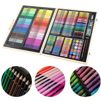 Professional Wooden Color Set Art Suitcase (251 Pcs)