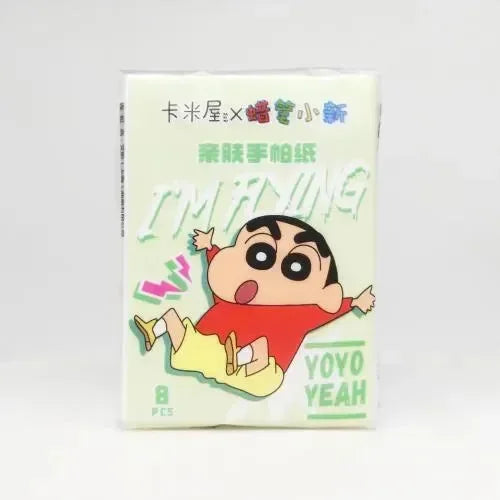 مناديل جيب تشيكي كرايون شينشان (عبوة من 6 قطع) 