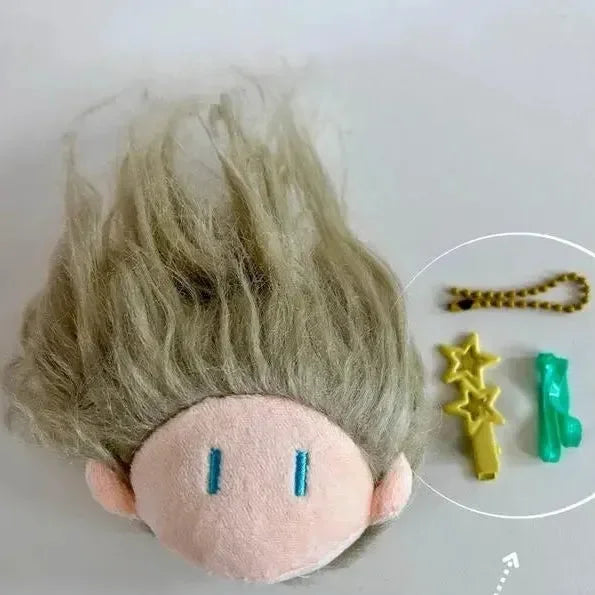 Wiggly Wonders Doll Head Keychain