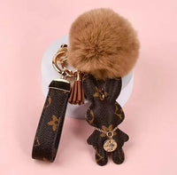 Charming Bunny Monogram Keychain