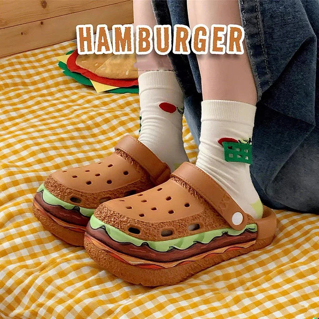 Kawaii Hamburger Slippers PN7099 - Bear Hugs