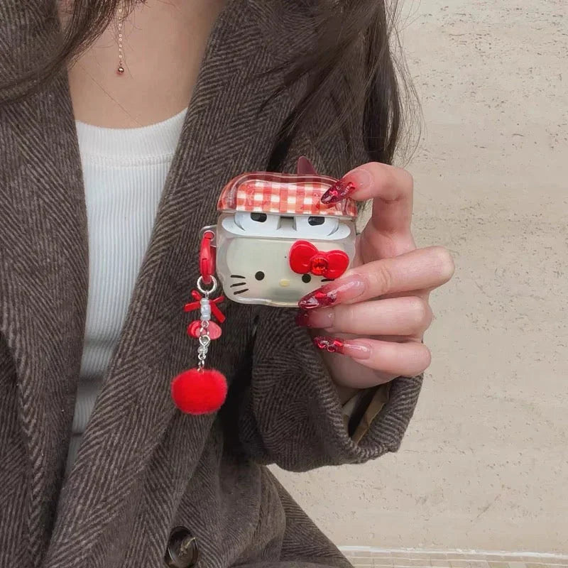 Kawaii Kitty AirPods Case For Iphone PN7033 - Bear Hugs