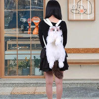 Realistic Mini Cat Shaped Backpack
