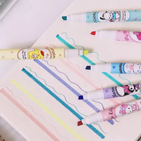 Sanrio Kawaii Fluorescent Highlighter (Set of 6)