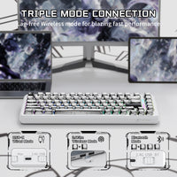 ATTACK SHARK X82PRO HE Wireless Rapid Trigger Gaming Keyboard Magnetic Switch - Bear Hugs