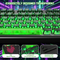ATTACK SHARK X87 ULTRA Wireless Mechanical Keyboard With 8K Wireless Receiver - Bear Hugs