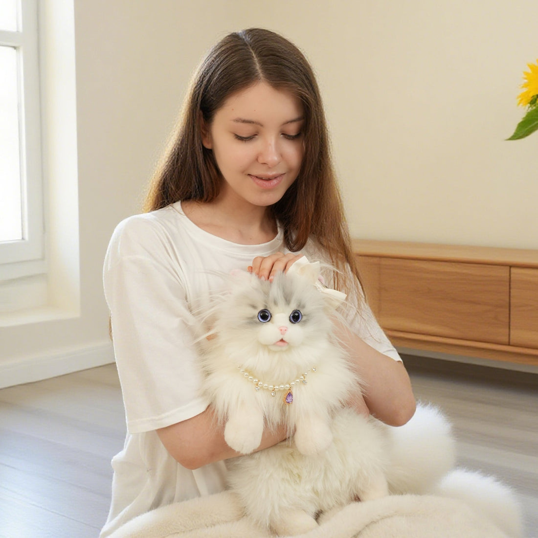 Chongker Realistic Minuet Cat Backpack - Bear Hugs