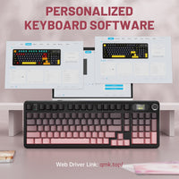 ATTACK SHARK X98PRO Wireless Gaming Keyboard - Bear Hugs