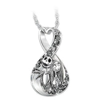 Sally & Jack Skellington Couple Necklace Set