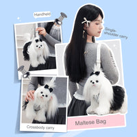 Chongker Realistic Maltese Shoulder Bag - Bear Hugs