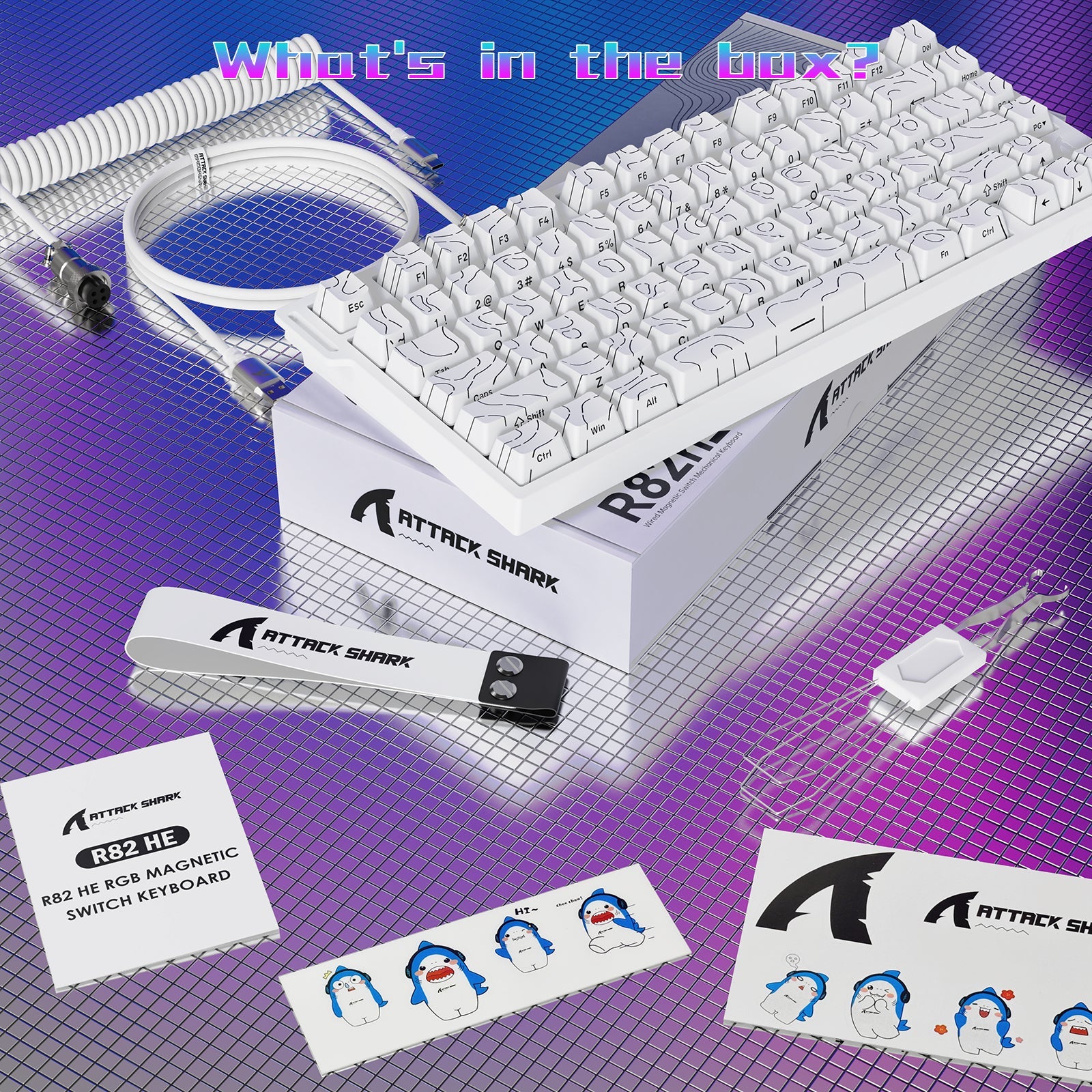 ATTACK SHARK R82 HE Magnetic Gaming Keyboard