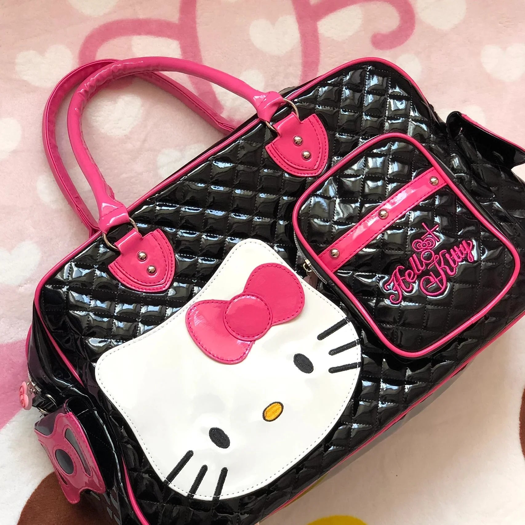 Hello Kitty Luxe Weekender Duffel Bag