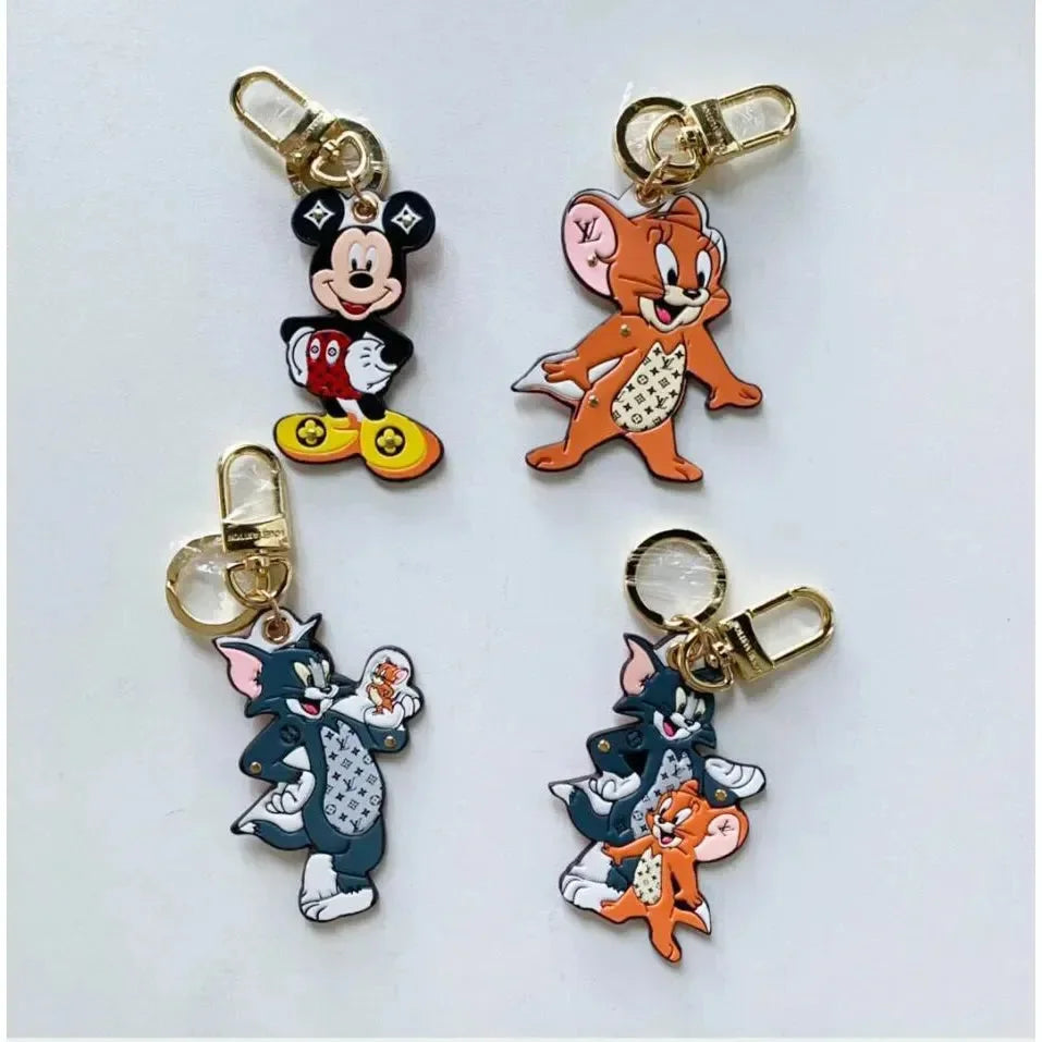 Globetrotter Monogram Mickey Keychain