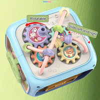 7 in 1 Montessori Activity Cube - Bear Hugs