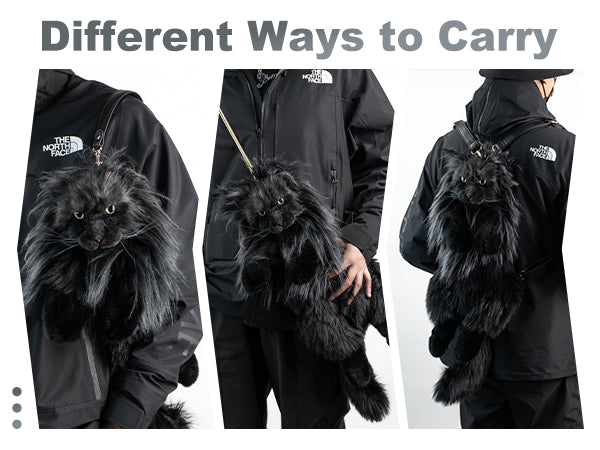 Chongker Realistic Maine Coon Cat Backpack - Bear Hugs