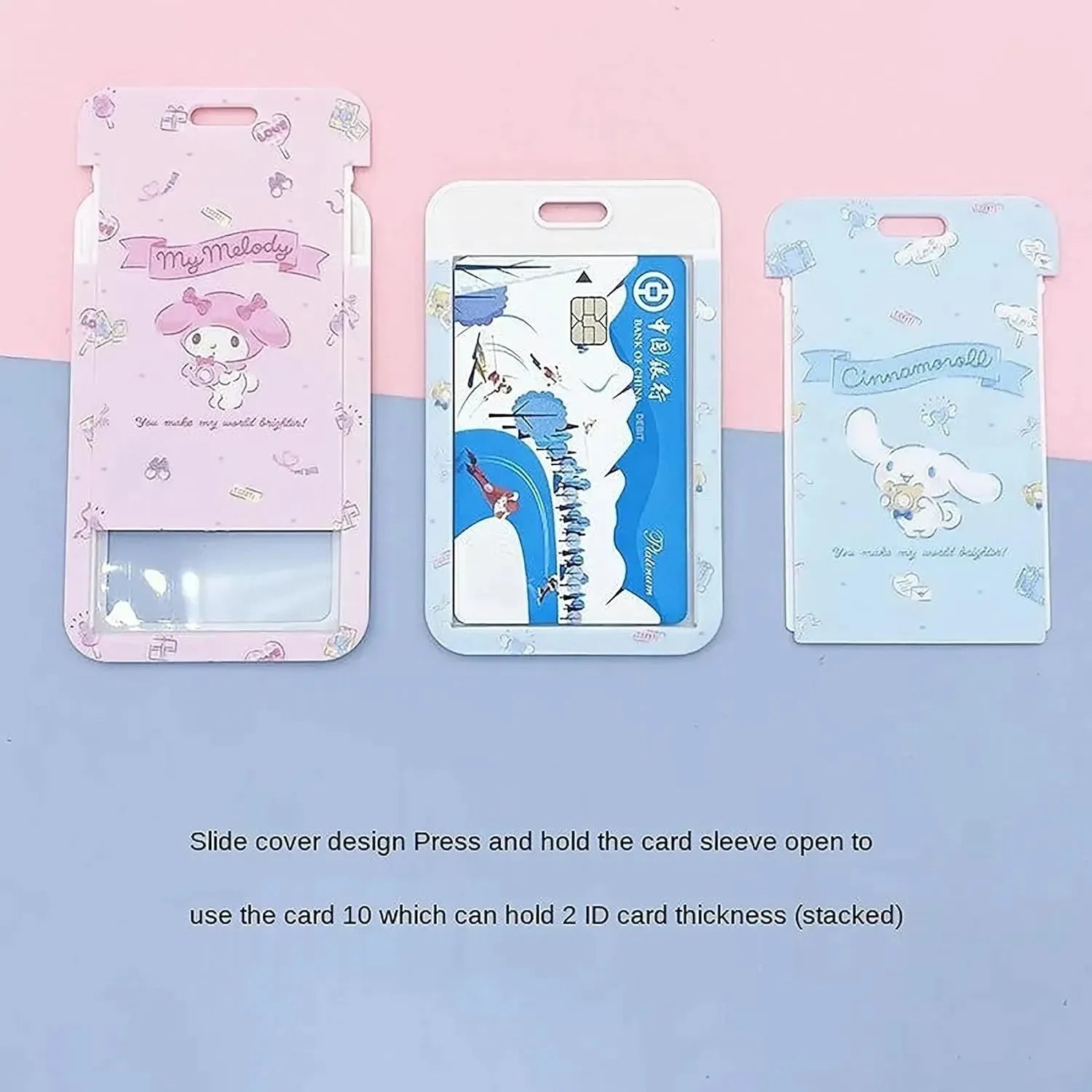 Sanliou Carry-Cute Card ID Keychain