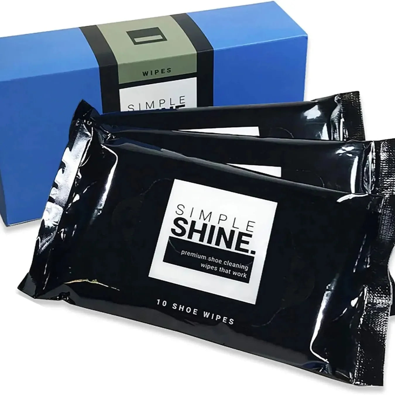 Simple Shine Shoe Cleaning Wipes (Set of 30)
