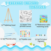 Palette Perfection Pre-Drawn Canvas Set