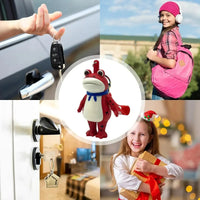 Press-To-Salute Frog Keychain