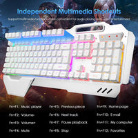 QZUKOY Mechanical Feel Gaming Keyboard and Mouse