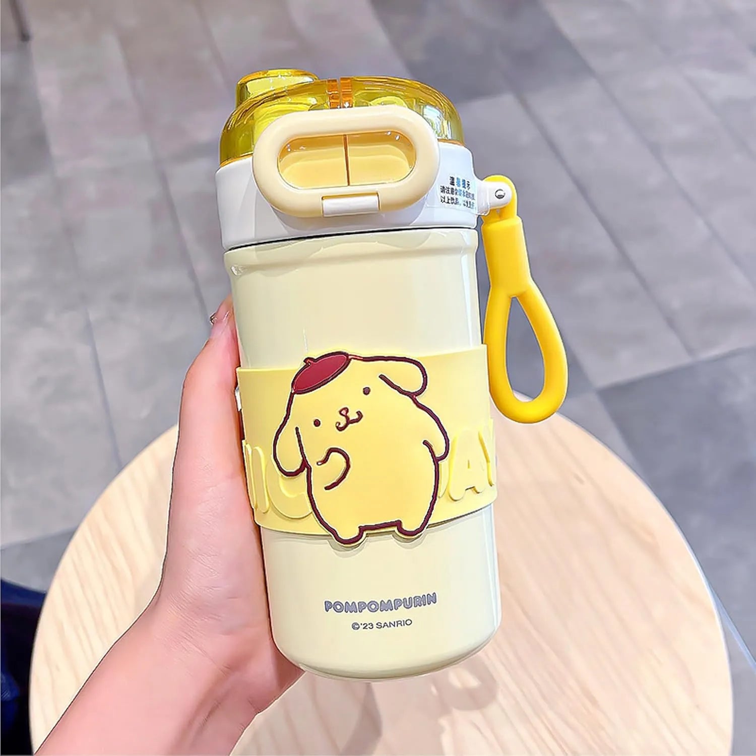 Sanrio 2 in 1 Spout & Straw Steel Bottle (430 ml)