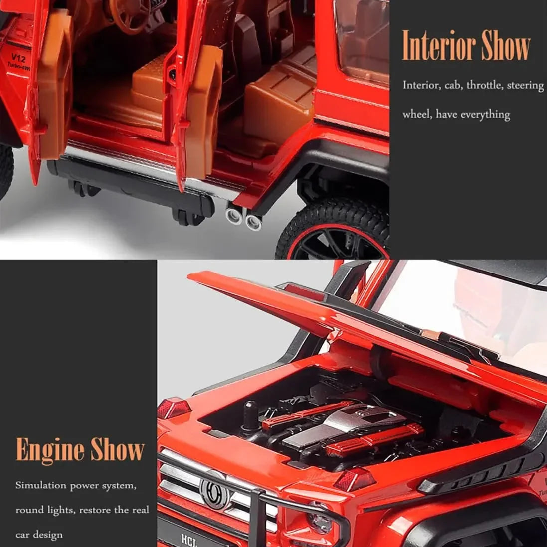 Die-cast G-Wagon 1:22 Scale Vehicle