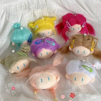 Wiggly Wonders Doll Head Keychain