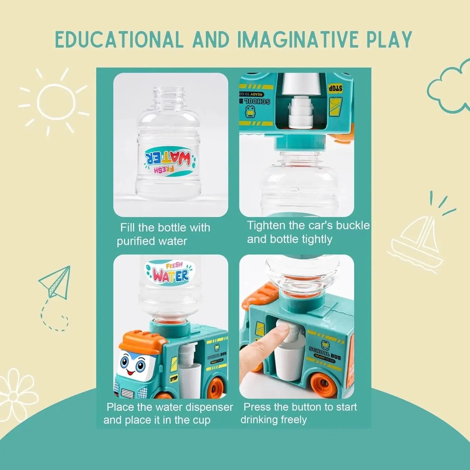 The Mini Bus Water Dispenser