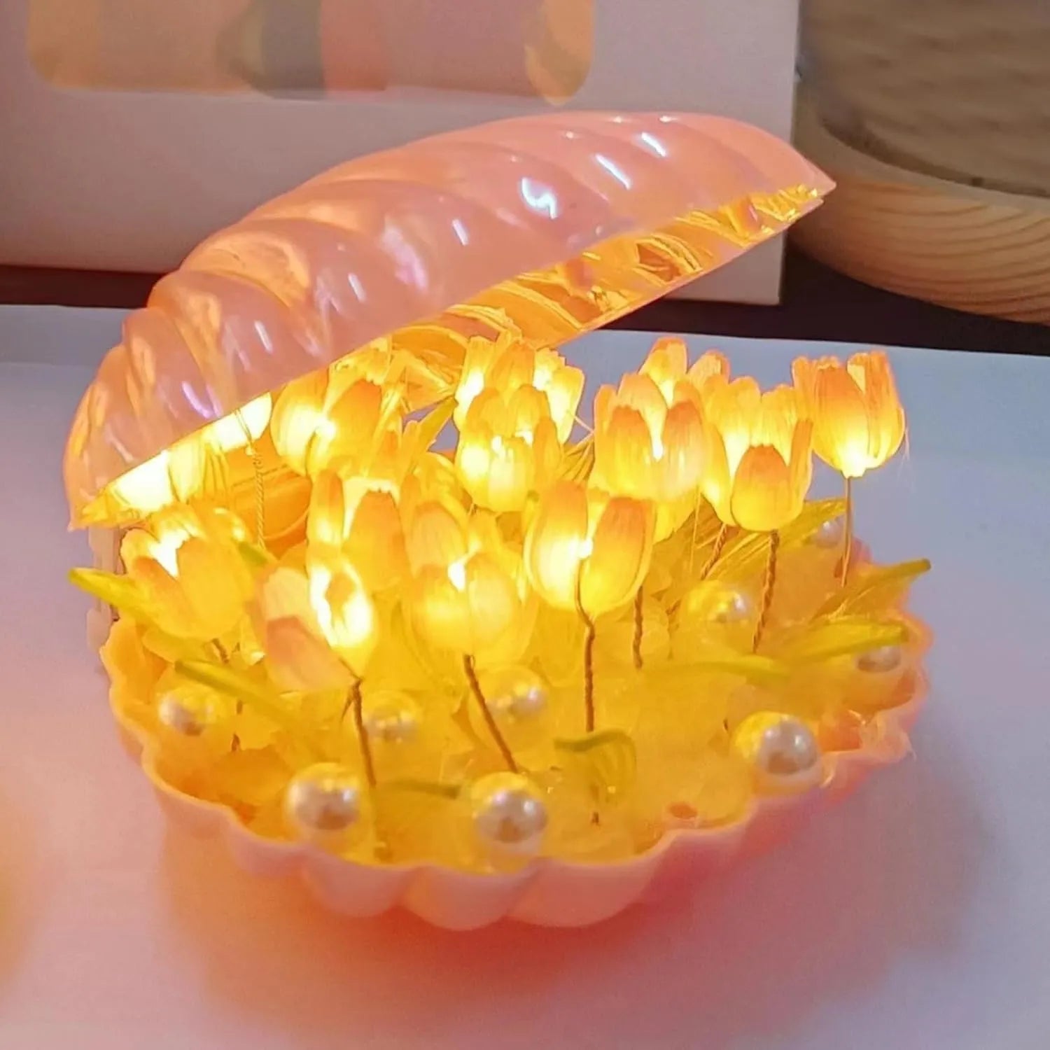 DIY Tulip Shell Night Light