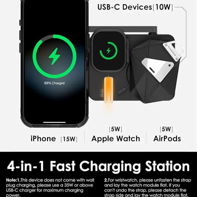 Aulumu M01 4-in-1 Wireless Charging Station