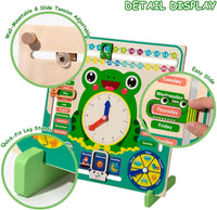 Horloge calendrier multifonctionnelle 7 en 1 Frog 