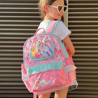 Luxury Pink Unicorn Backpack