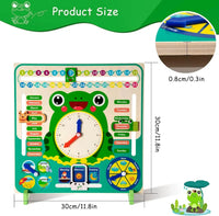 Horloge calendrier multifonctionnelle 7 en 1 Frog 